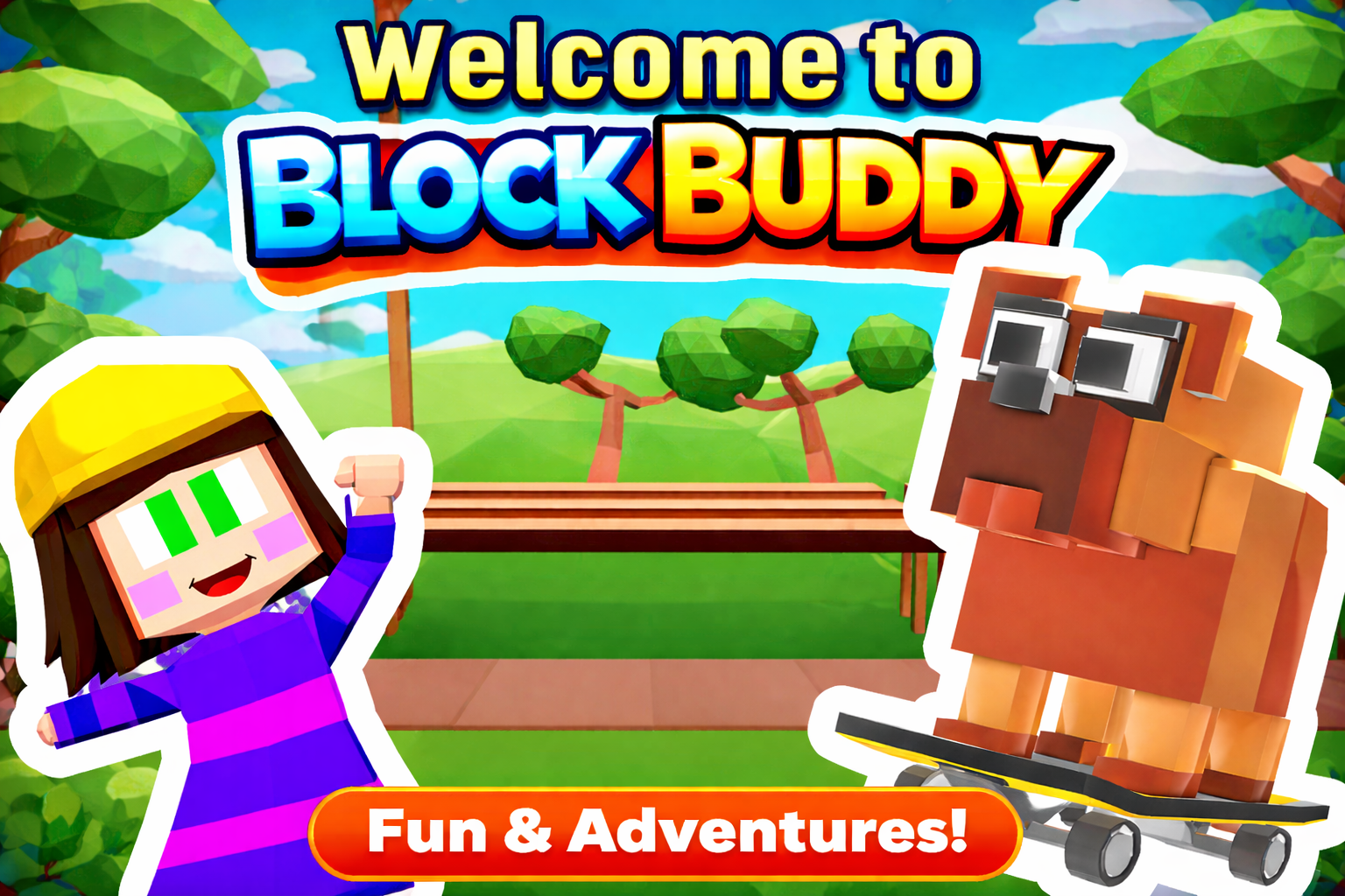 Block Buddy trailer art