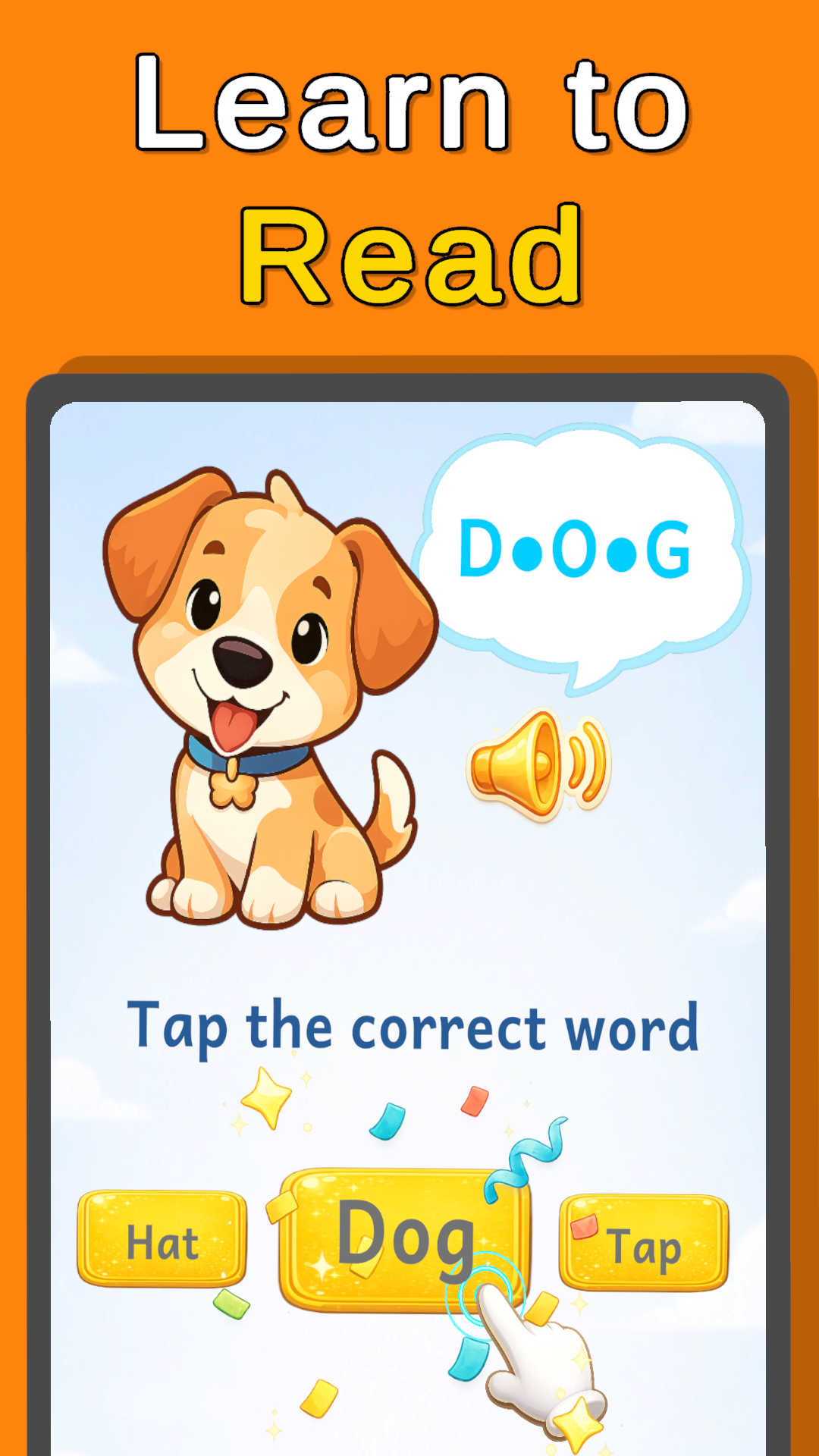 Phonics for Kids word recognition screenshot